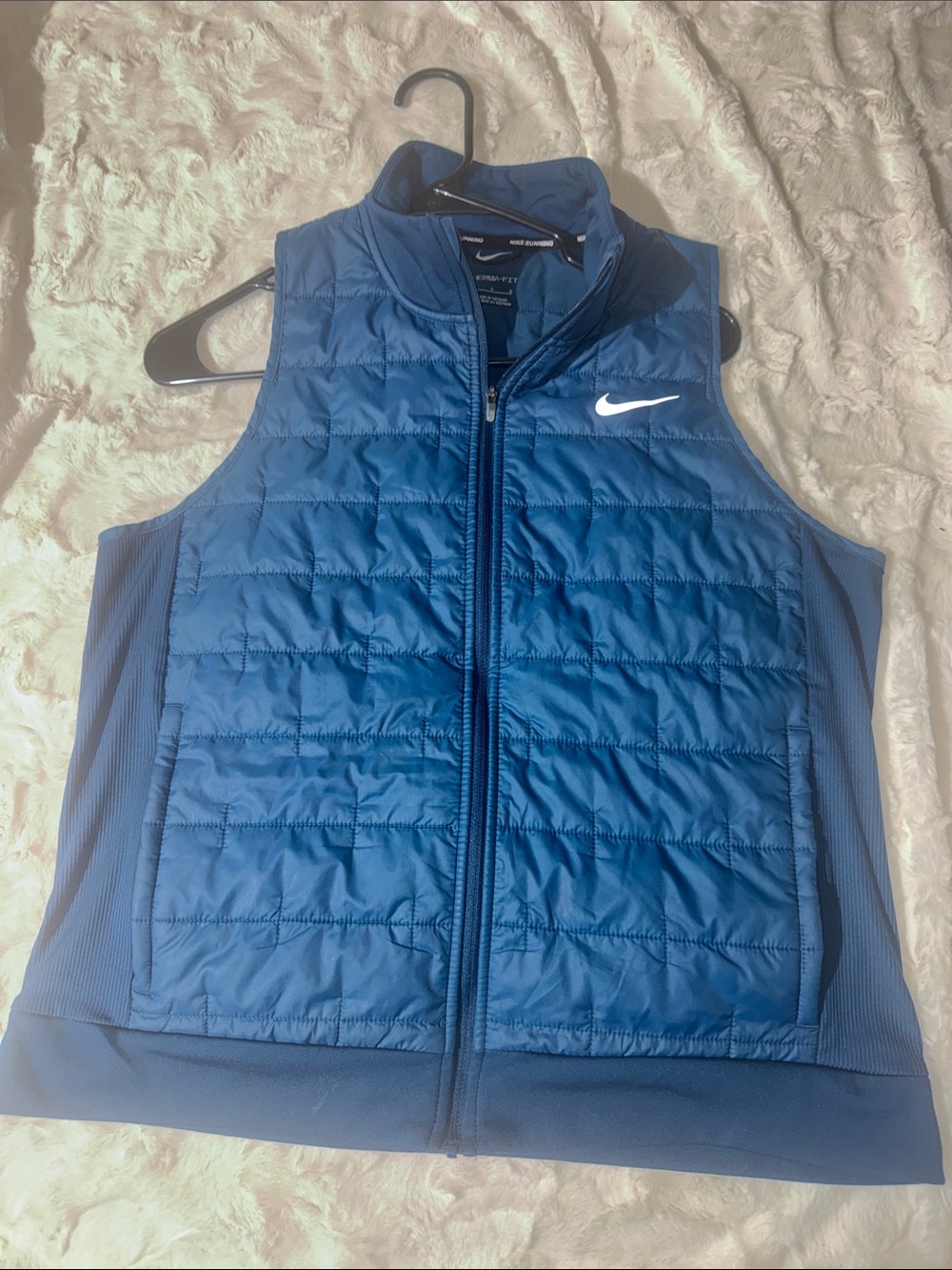 Nike Deep Blue Quilted Athletic Vest